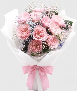 肯亞大裝Garden Rose花束（10支）
