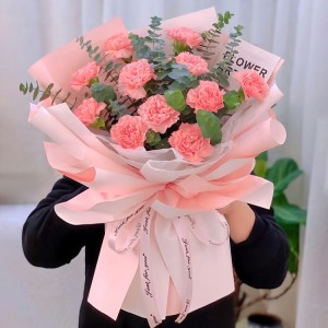 母親節精選*韓式包裝康乃馨花束（12支裝）